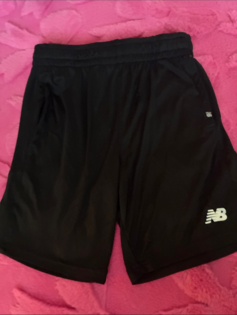 New Balance Black Athletic Kids Shorts